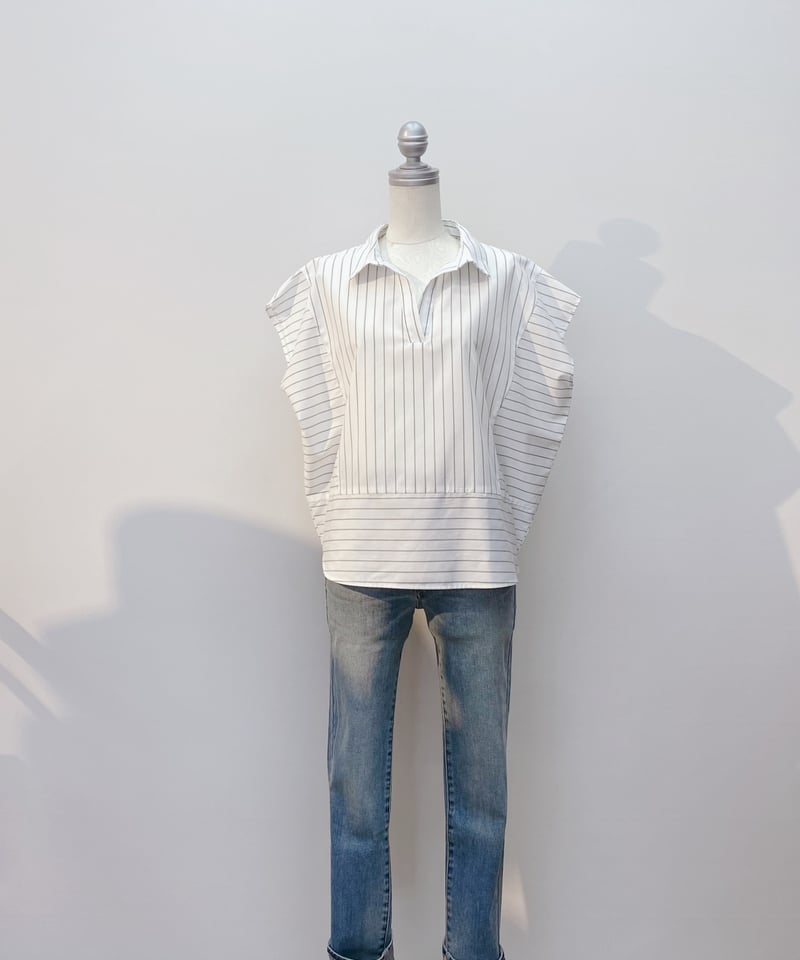 68326　PLEATSPLEASE　スキッパー　半袖カットソー スキッパー半袖シャツ | Aujourd'hui