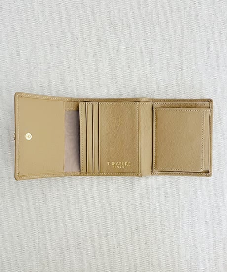 ベルトデザイン 三つ折り財布