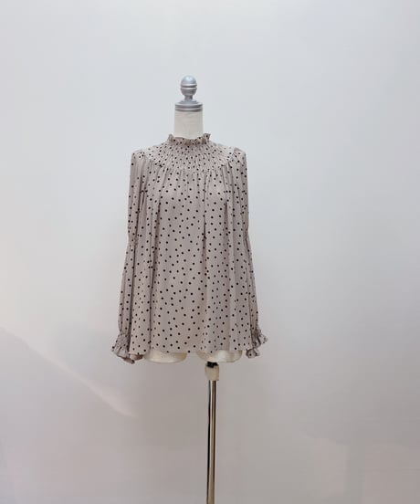 ドットシャーリングシャツ
