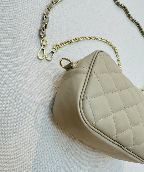 【MILLELA FIRENZE 】キルティングチェーンバッグ