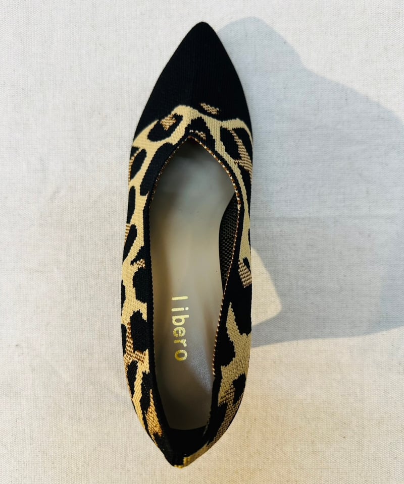 NICAL 黒 リボンバレエニットパンプス ニットパンプス | Aujourd'hui