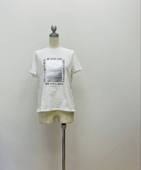 箔プリントロゴTシャツ