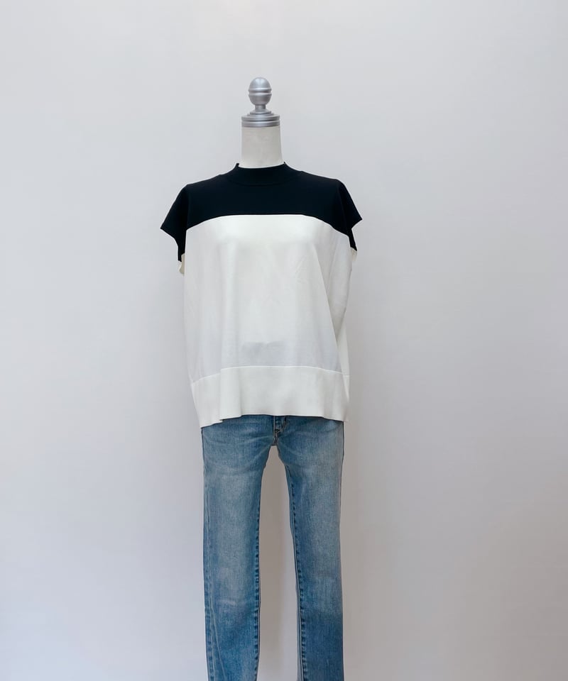 【未使用】J.PRESS レーヨンエリートストレッチ フレンチスリーブニット L セール】【洗える】レーヨンエリートストレッチ フレンチ