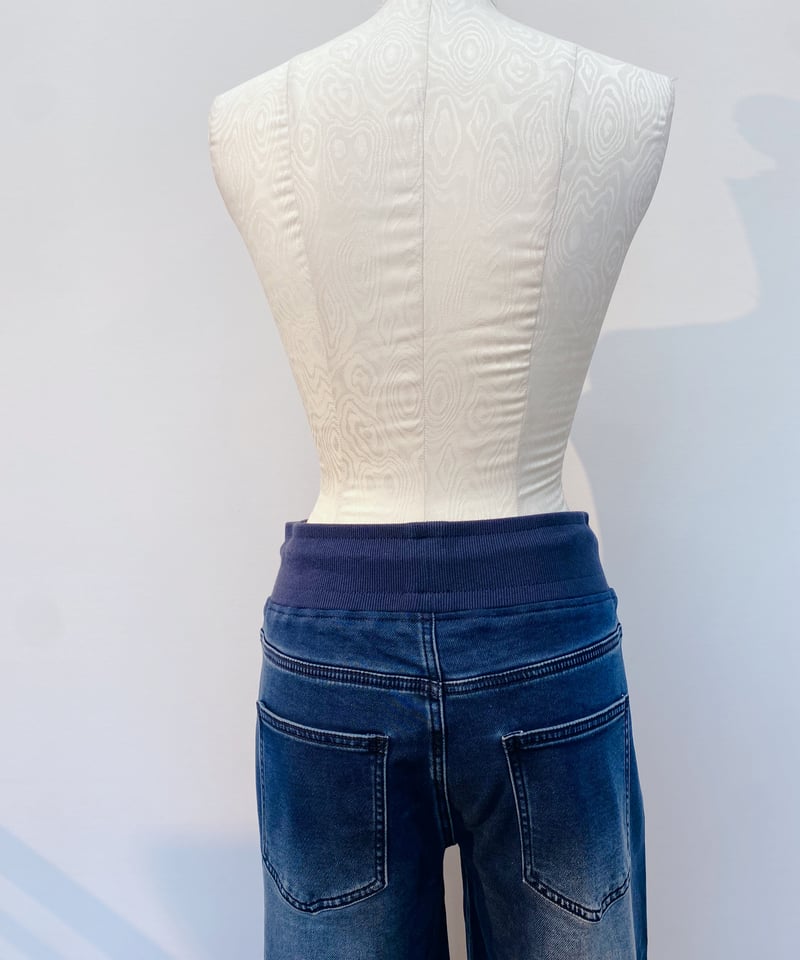 サイドラインワイドデニムパンツ | Aujourd'hui