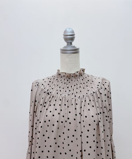 ドットシャーリングシャツ