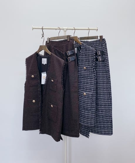 ツィードジレ&スカート ※上下別売り