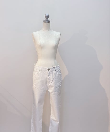 ☆再入荷☆ 裾切替 ロールUP風デニム