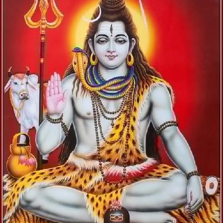 インドの神様 シヴァ神 お守りカード[011] India God【Siva】Small Card (Charm)