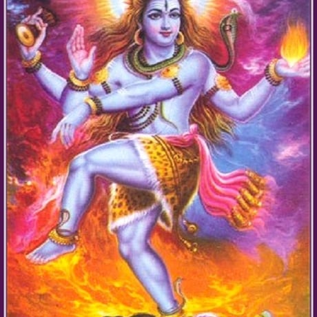 インドの神様 シヴァ神 お守りカード[020] India God【Siva】Small Card (Charm)