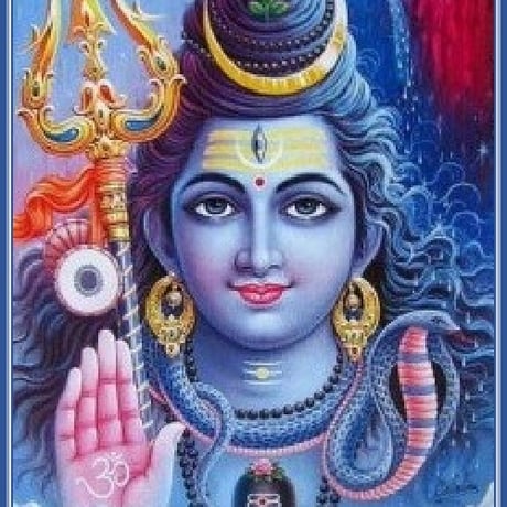 インドの神様 シヴァ神 お守りカード[015] India God【Siva】Small Card (Charm)