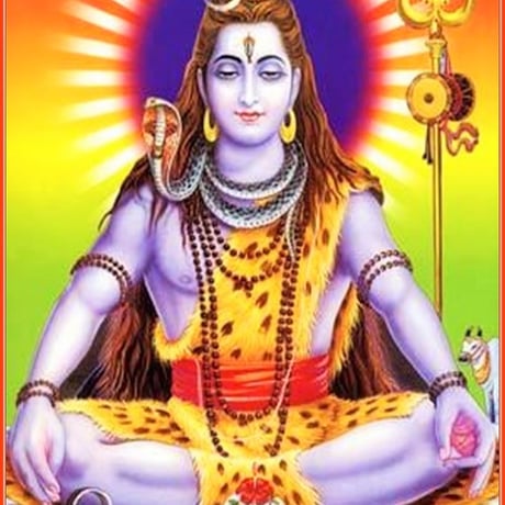 インドの神様 シヴァ神 お守りカード[006] India God【Siva】Small Card (Charm)
