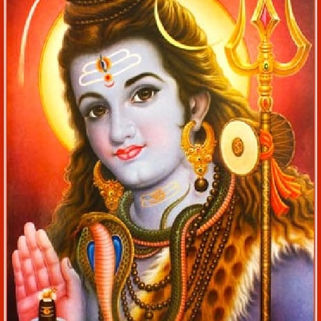 インドの神様 シヴァ神 お守りカード[014] India God【Siva】Small Card (Charm)