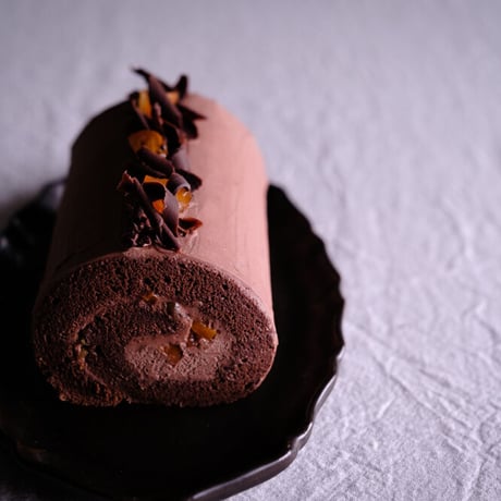 【online lesson】金柑とチョコレートのロールケーキ