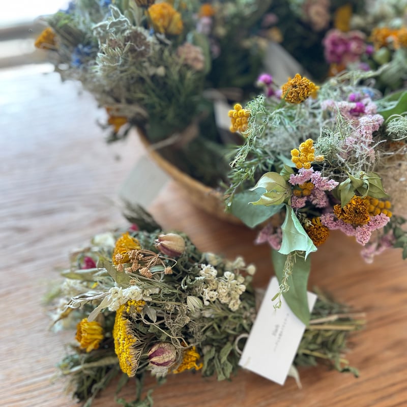 ドライフラワーブーケ | oder-made flower label momo
