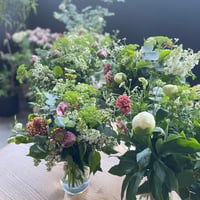 芍薬ブーケレッスン