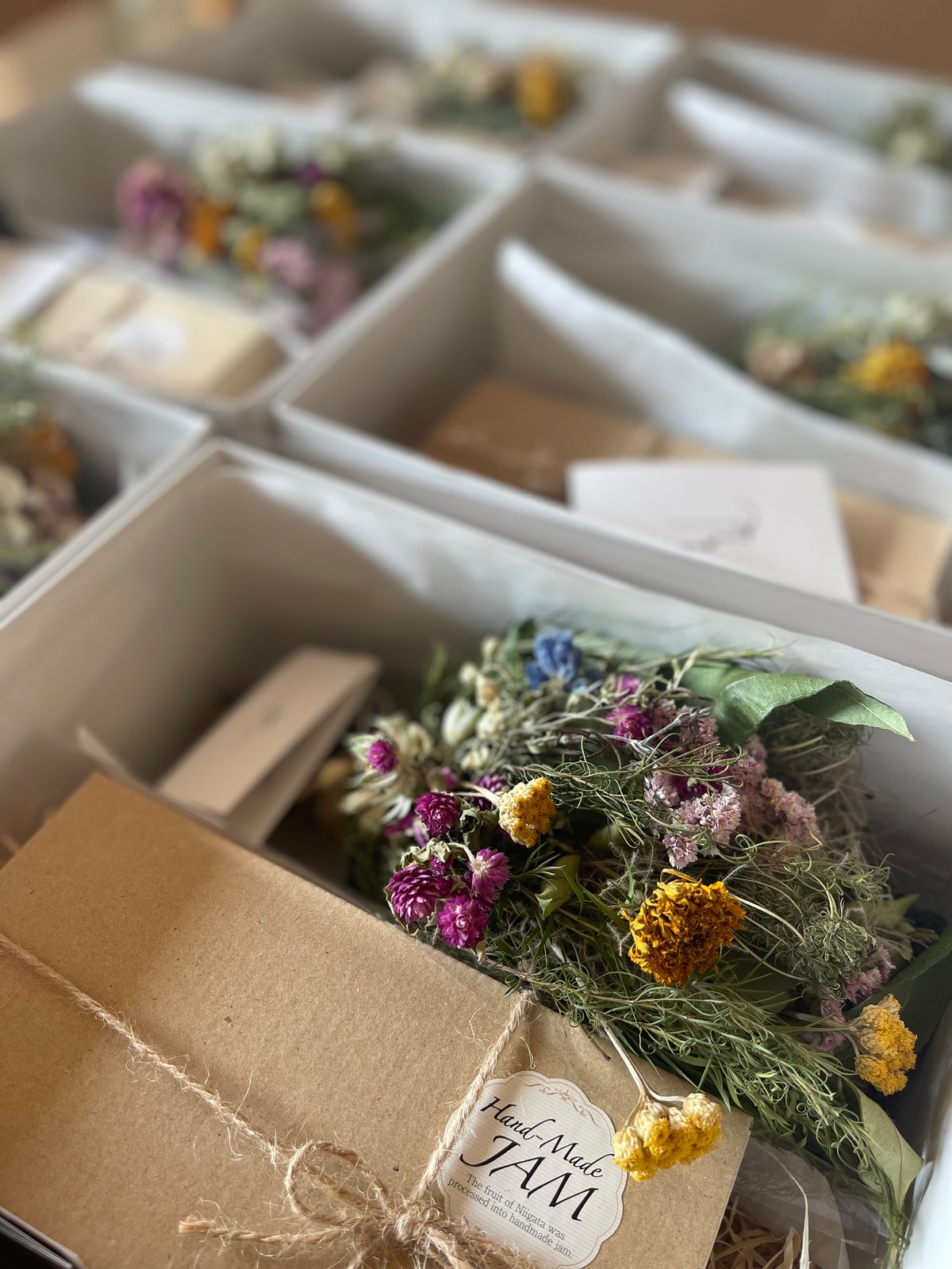 夏のギフトセット | oder-made flower label momo