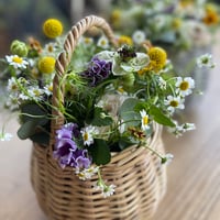 スモークツリーとスターチスのリース | oder-made flower label momo