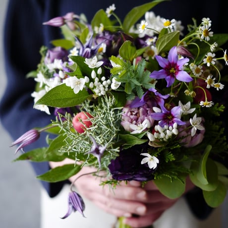 oder-made flower label momo