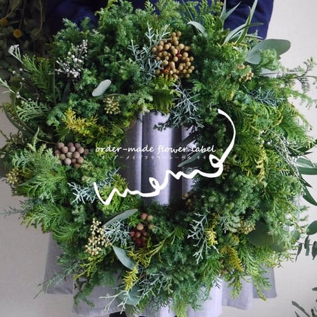 oder-made flower label momo