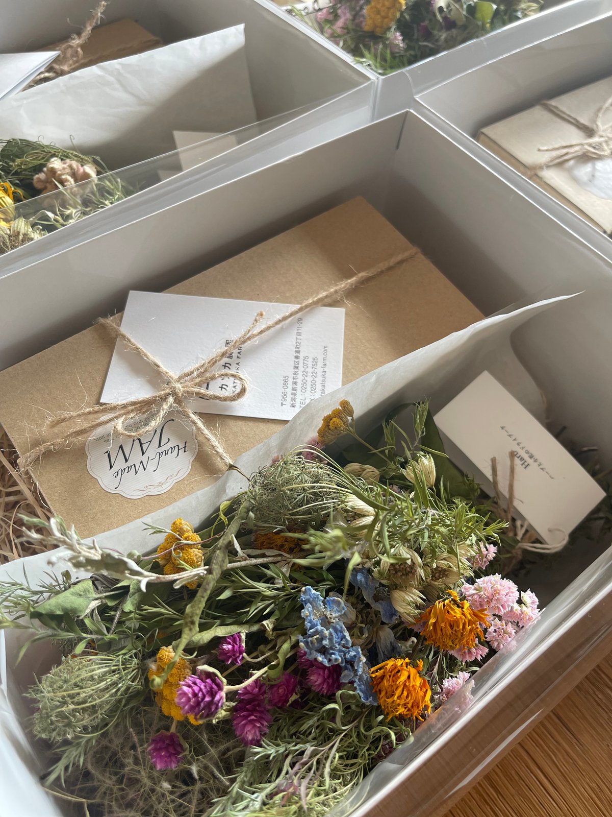 夏のギフトセット | oder-made flower label momo