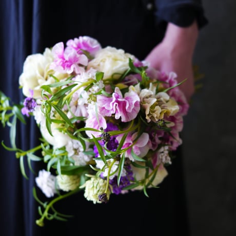 oder-made flower label momo