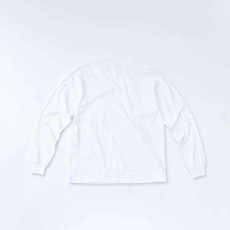 BLANK L/S TEE "WHITE"