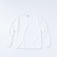BLANK L/S TEE "WHITE"