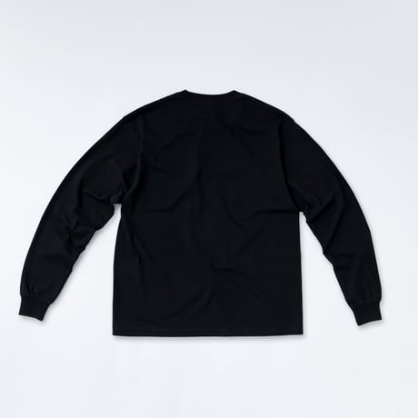 BLANK L/S TEE "BLACK"