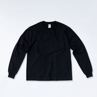 BLANK L/S TEE "BLACK"