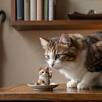 一枚の写真から　『３D招きねこフィギュア』　ねこ以外もOK！