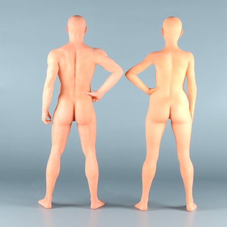 【9" 】立ちポーズ　全裸人体模型　22.9 cm