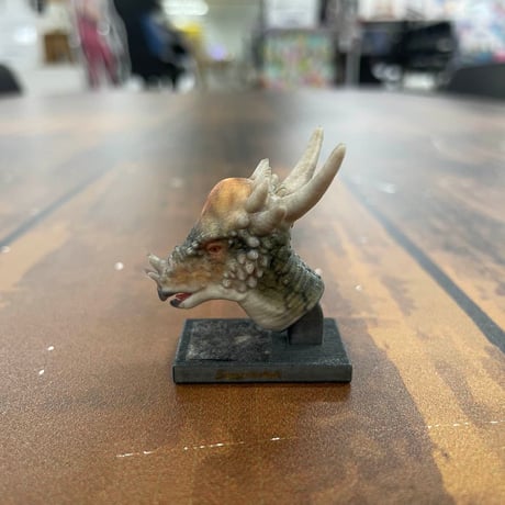 恐竜_スティギロモクの頭_図鑑画家加藤愛一様作品