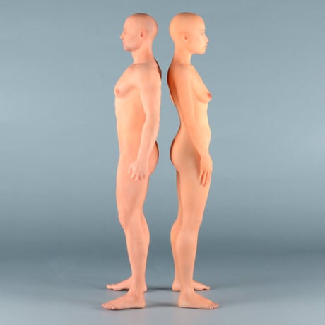 【9" 】立ちポーズ　全裸人体模型　22.9 cm