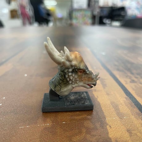 恐竜_スティギロモクの頭_図鑑画家加藤愛一様作品