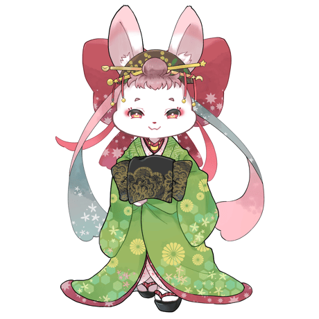 日本の歴史 【艶やかなる幻影 ― 花魁フィギュア】～月の兎(つきのと)～