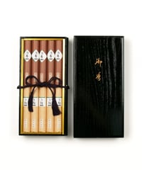 ゆう凪・あさ凪アソート(塗箱)10入(沈香と白檀の香り) (有煙タイプ)#01078b【熨斗紙対応商品パターン4】