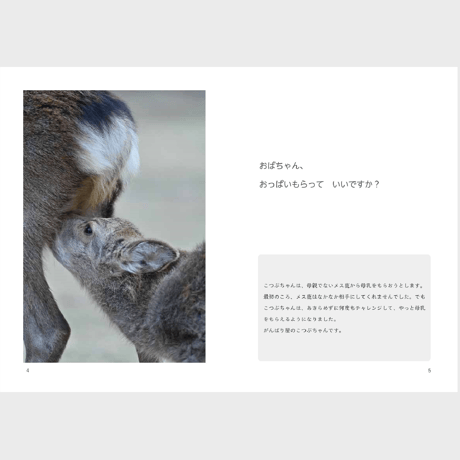 こつぶちゃん物語　～５か月しか生きることができなかった子鹿～
