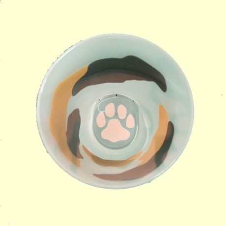 ネコ足グラス
