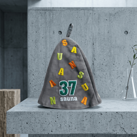 『37』FunFunサウナハット グレー