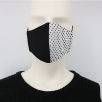 マウスDECO【黒×白黒ドット】