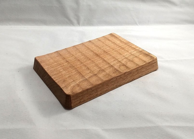 予約商品】我谷盆 #152 胡桃 21×15×2.5cm ナチュラル No255 | 明野の...