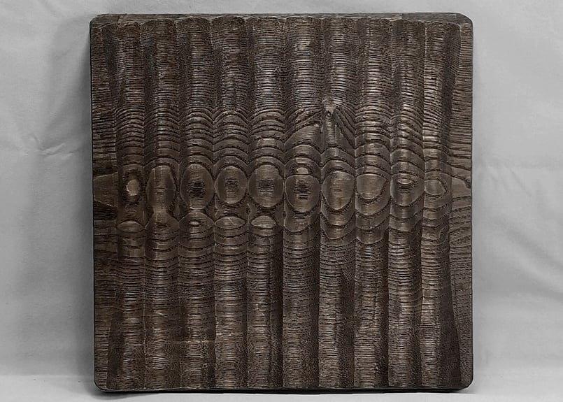 予約商品】我谷盆 #160 栗 30×30×2.5 cm ダークグレー No263 | 明野