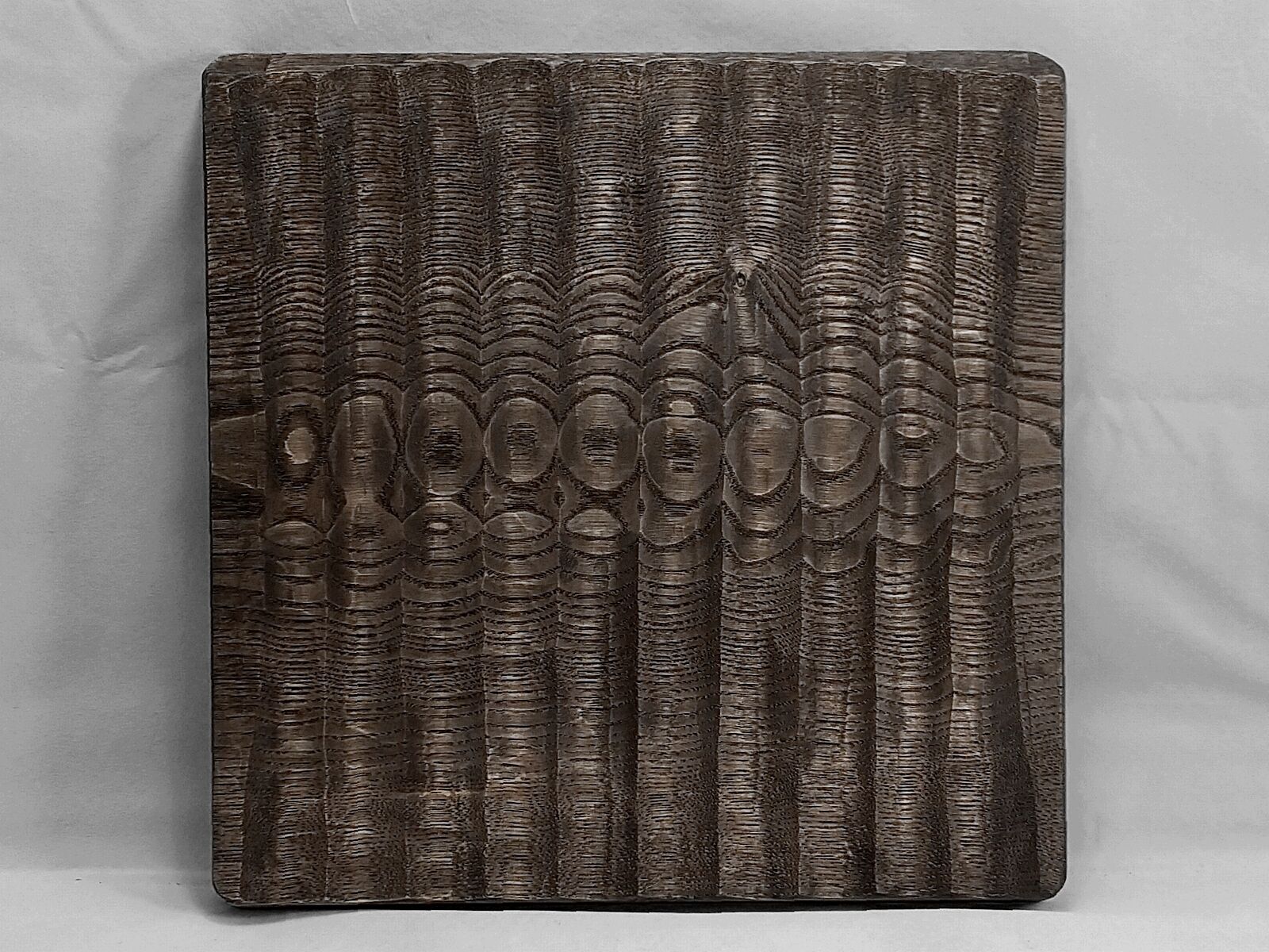 予約商品】我谷盆 #160 栗 30×30×2.5 cm ダークグレー No263 | 明野