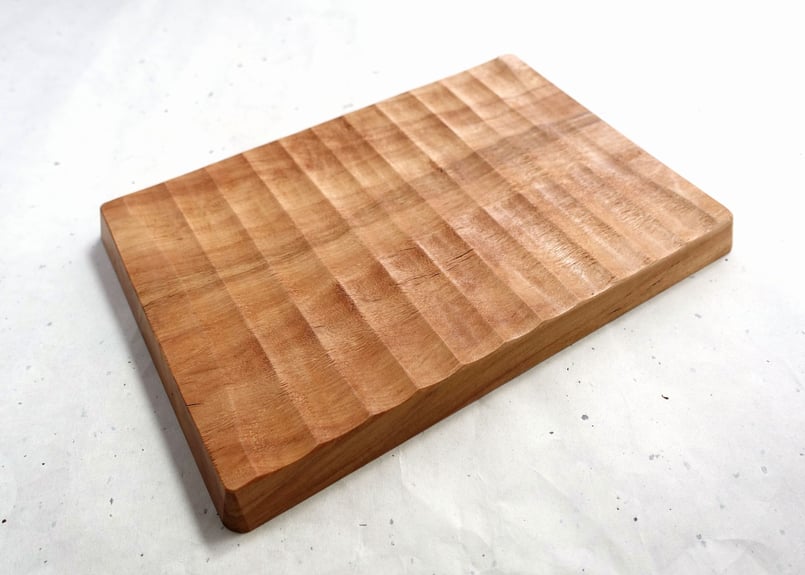 我谷盆 栃(トチ) 26×18×2cm ナチュラル | 明野の小さなお盆や