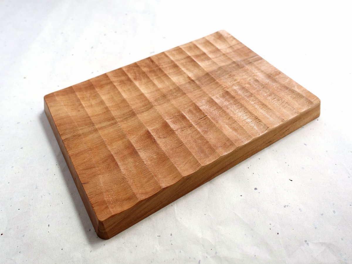 我谷盆 栃(トチ) 26×18×2cm ナチュラル | 明野の小さなお盆や