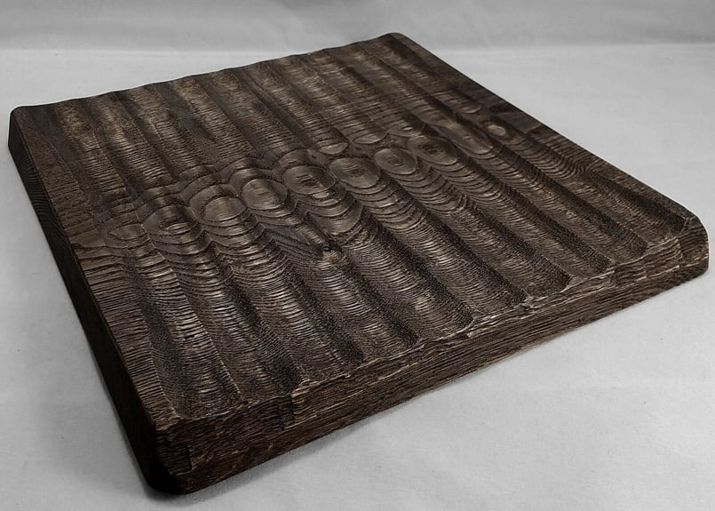 予約商品】我谷盆 #160 栗 30×30×2.5 cm ダークグレー No263 | 明野