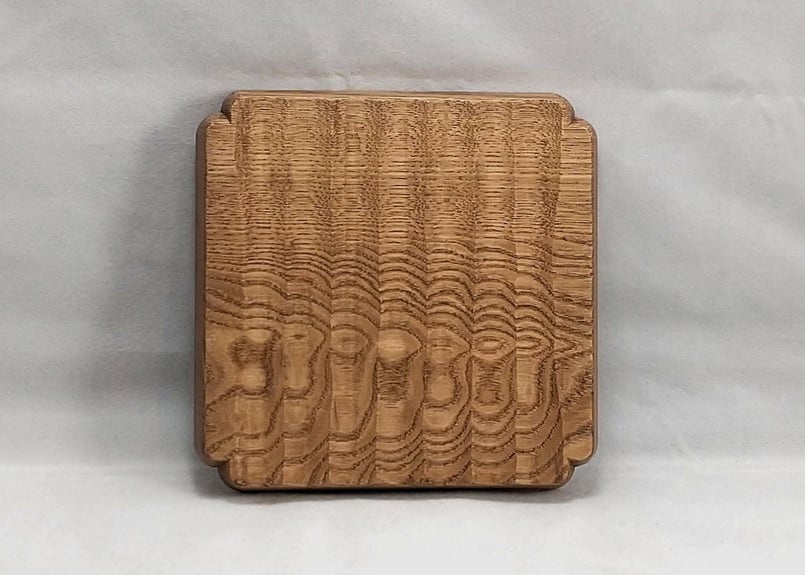 予約商品】入隅 我谷盆 #184 栗 18×18×2.5 cm ブラウン No326 | 予約商品】入隅 我谷盆 #184 栗 18×18×2.5 cm ブラウン No326 |