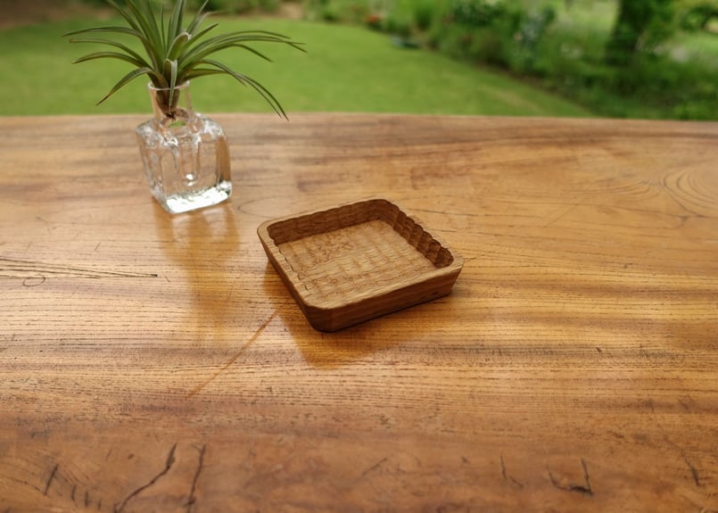 楢(ナラ) の豆我谷盆 | 明野の小さなお盆や