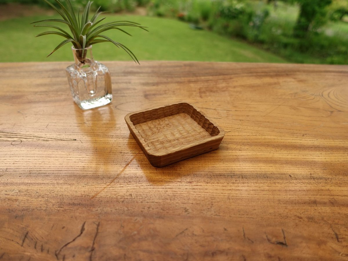 楢(ナラ) の豆我谷盆 | 明野の小さなお盆や