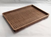 我谷盆 栃(トチ) 34×24×2.5cm ナチュラル | 明野の小さなお盆や